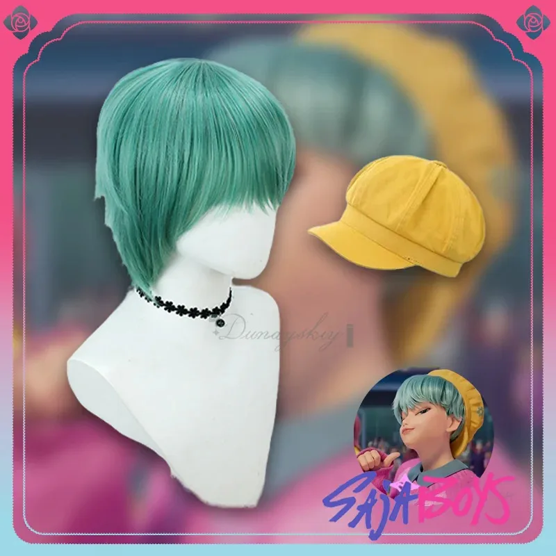 

DY2030CM Короткие волосы Аниме K-Pop Охотники на демонов Сая Мальчики Детский карнавальный костюм Парик Косплей Парик Хэллоуин Вечеринка Групвые аксессуары25