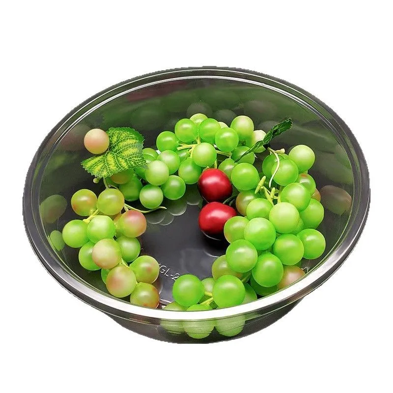 

Disposable fruit packaging box, transparent fruit cutting box