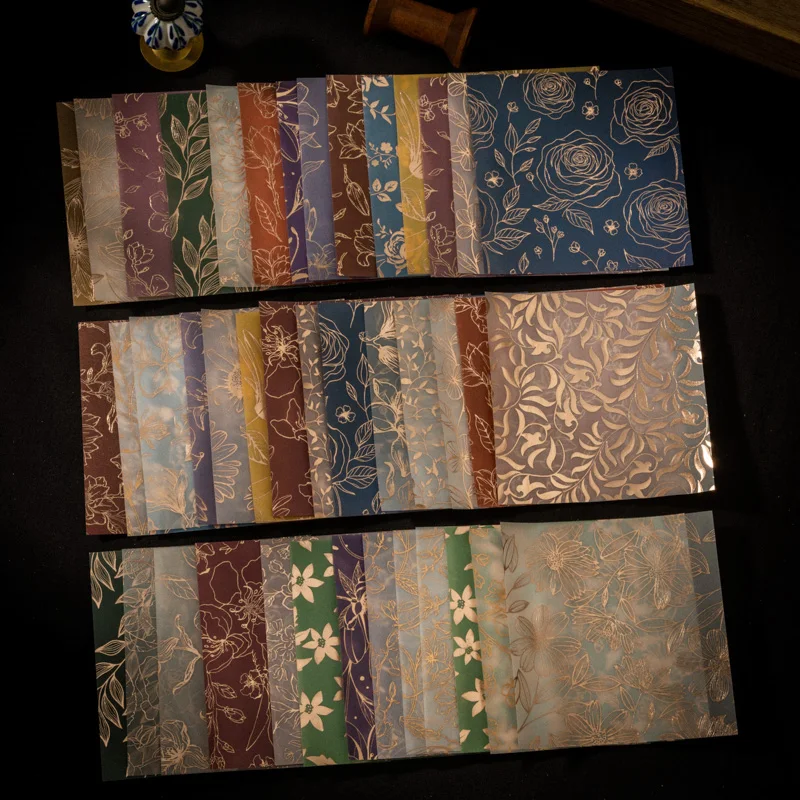 8Pcs Vintage Flower…