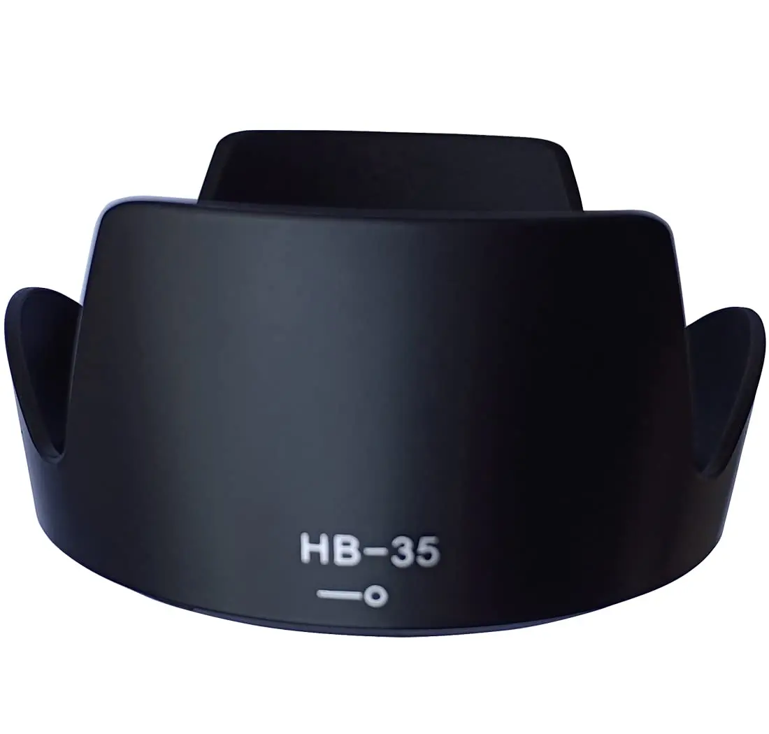 HB-35 HB35 High Quality Bayonet Mount Lens Hood Plastic Black for Nikon D7100 D7000 D90d300 SLR 18-200 24-85 Camera Accessories