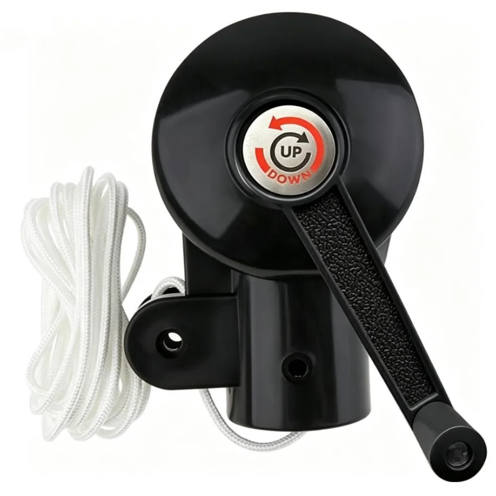 Black Banana Rotating Umbrella - 13.8cm Plastic Compact Design with Efficient Spin Function and Wind Resistance
