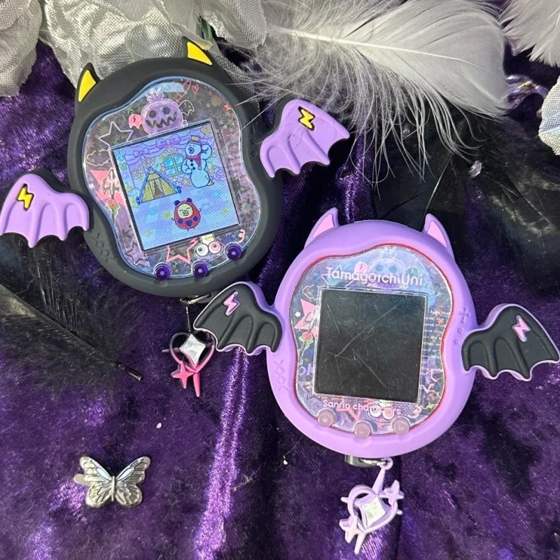 

Tamagotchi Uni Защитный чехол Дьявол Силиконовый мягкий чехол для электронной игрушки для домашних животных Милый мультяшный защитный чехол от падения