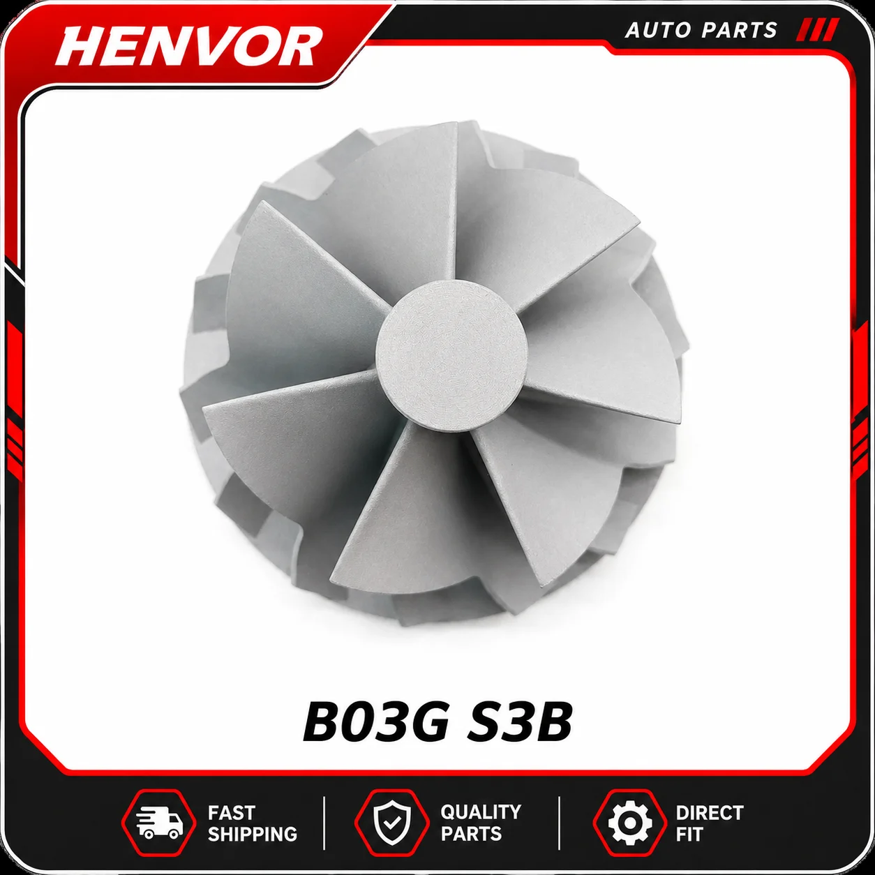 B03G S3B Turbo Aluminum Blank Compressor Wheel 73x101mm Turbocharger Replacement Parts AAA Turbo Parts