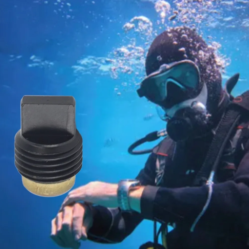 Aluminum Alloy Scuba Tank Valve Seat Assembly Reliable Sealing Rebuild Parts Dive Tank Accessory Scuba Diving Valve Parts