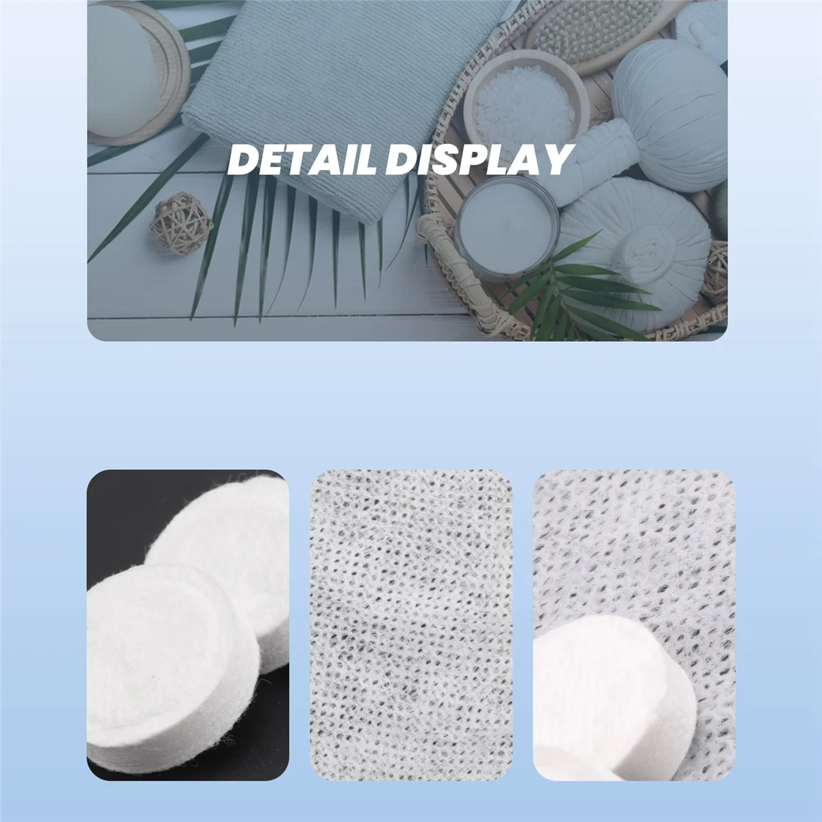 

500Pcs Magic Soft Cotton Disposable Compressed Towel Wipes Tablet Travel TissueJAS