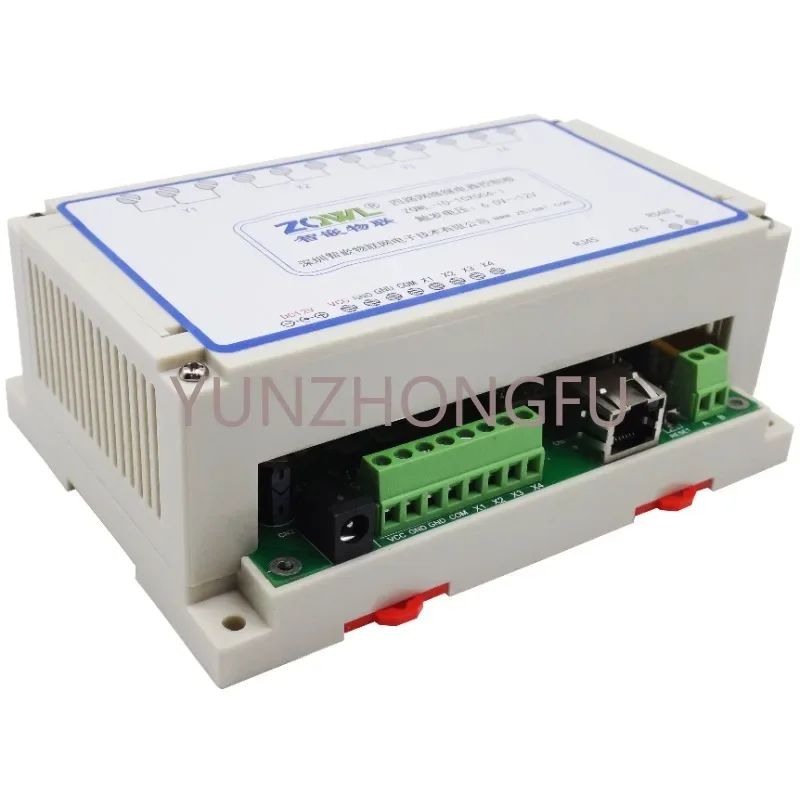 4-weg Netwerkrelaismodule 16a Io Besturingsmodule Rs485/Modbus Tcp Ethernet