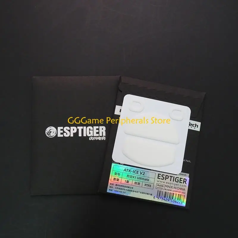 U55B 1 مجموعة Esportstiger الجليد ماوس الزلاجات ل ATK قدم الماوس وسادة الانزلاقات قدم منحنية