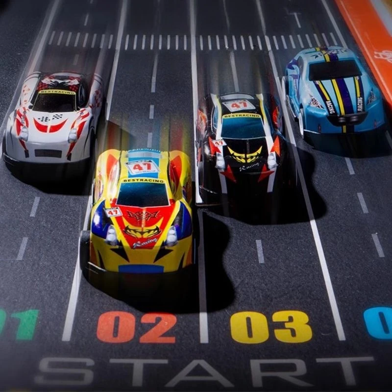 ชุดรถของเล่นโลหะผสมแบบดึงกลับ 20 ชิ้น รถของเล่นขนาดเล็ก รถของเล่นแบบผลักและดึงกลับ รถแข่งของเล่น