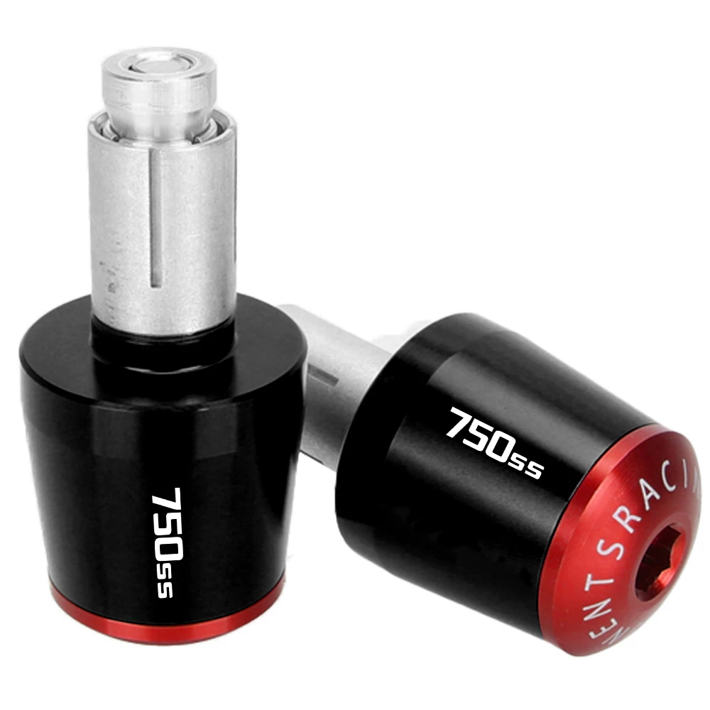 

For DUCATI 750SS Aluminium Motorcycle Accessories Adjustable Handlebar Grips Bar Ends Cap Counterweight Plug Slide Cover﻿﻿