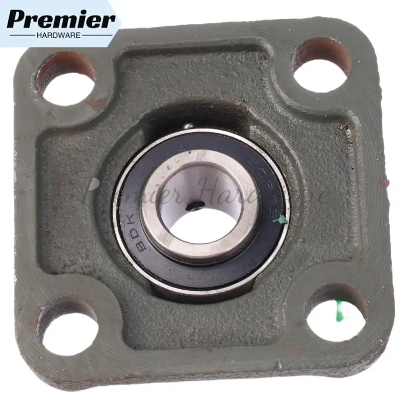 ตลับลูกปืนแบบมีฐานสี่เหลี่ยมบนพื้นผิวทรงกลมภายนอก ตลับลูกปืนทรงกลมแบบมีฐาน UCF 203