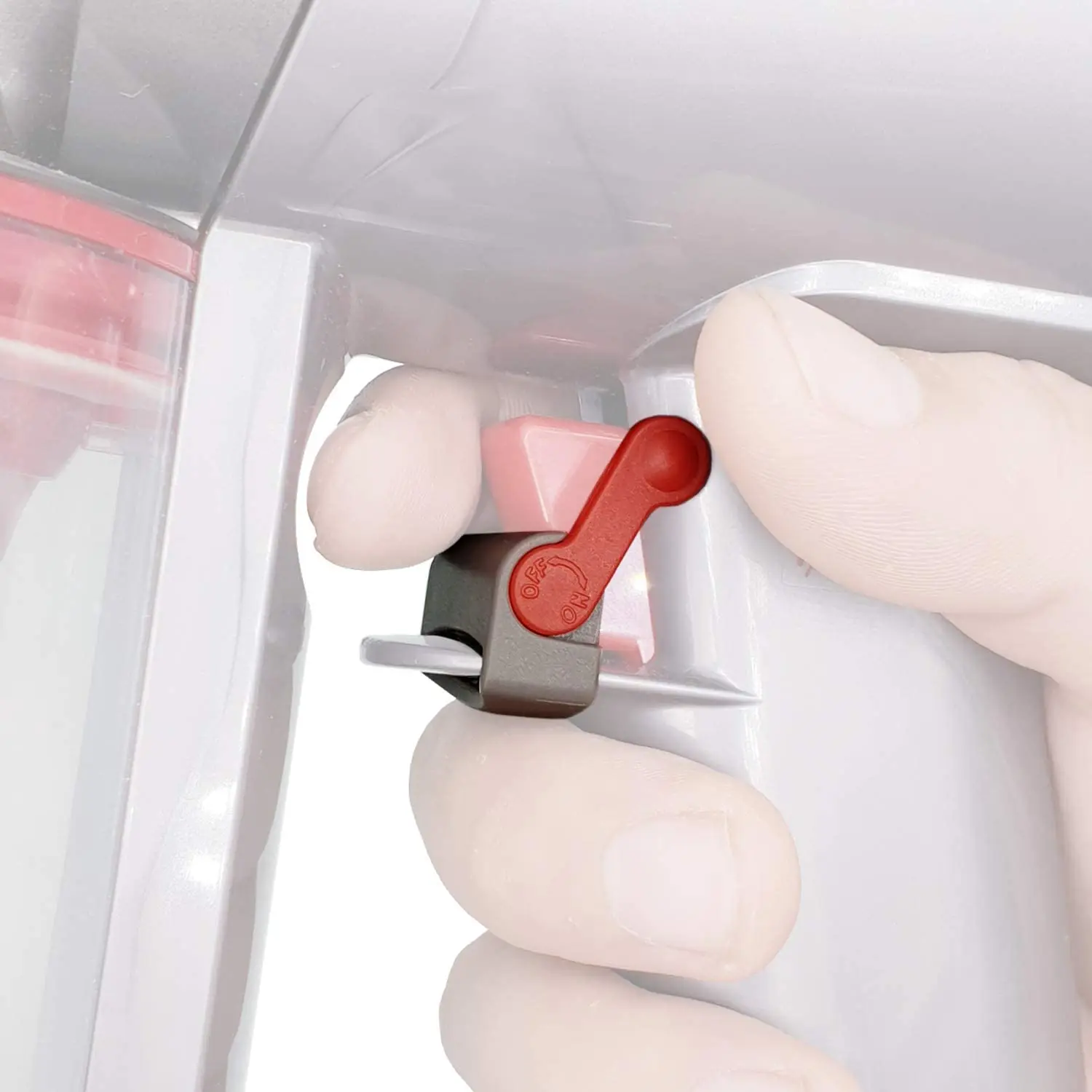 Блокировка пускового механизма для пылесоса Dyson V6 V7 V8 V10 V11, блокировка кнопки питания, свободный палец, красный