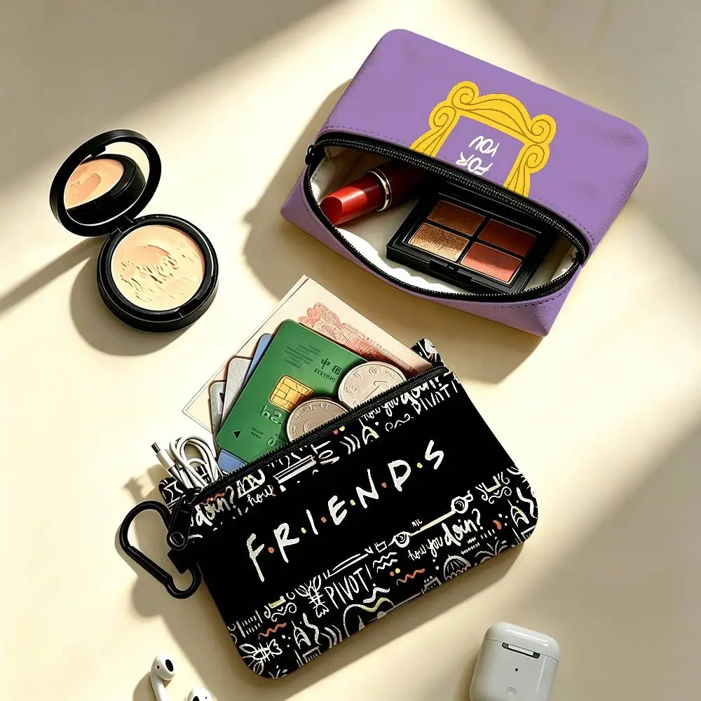Classic F-Friends Series TV Wear-resistant Oxford Cloth Coin Purse Portable Backpack Hanging Card Storage Bag view 2