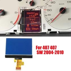 Panel deski rozdzielczej samochodu wyświetlacz LCD dla Peugeot 407 407SW 407 Coupe 2004-2010 ekran instrumentu naprawa pikseli A2C53119649 części