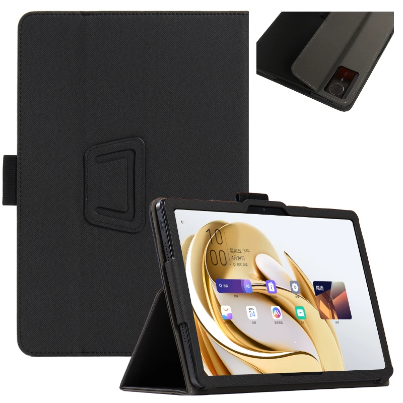 

Hidden Camera Cutout For Alldocube iPlay 70E 11" Tablet Case Handheld Folio PU Leather Cover with Stylus Loop Holder