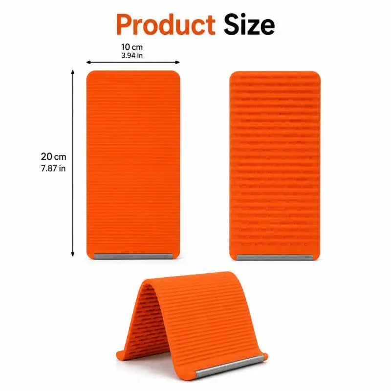Creative Foldable Phone Stand - Flexible Transformable Desk Tablet Laptop Holder Travel Accessory view 4
