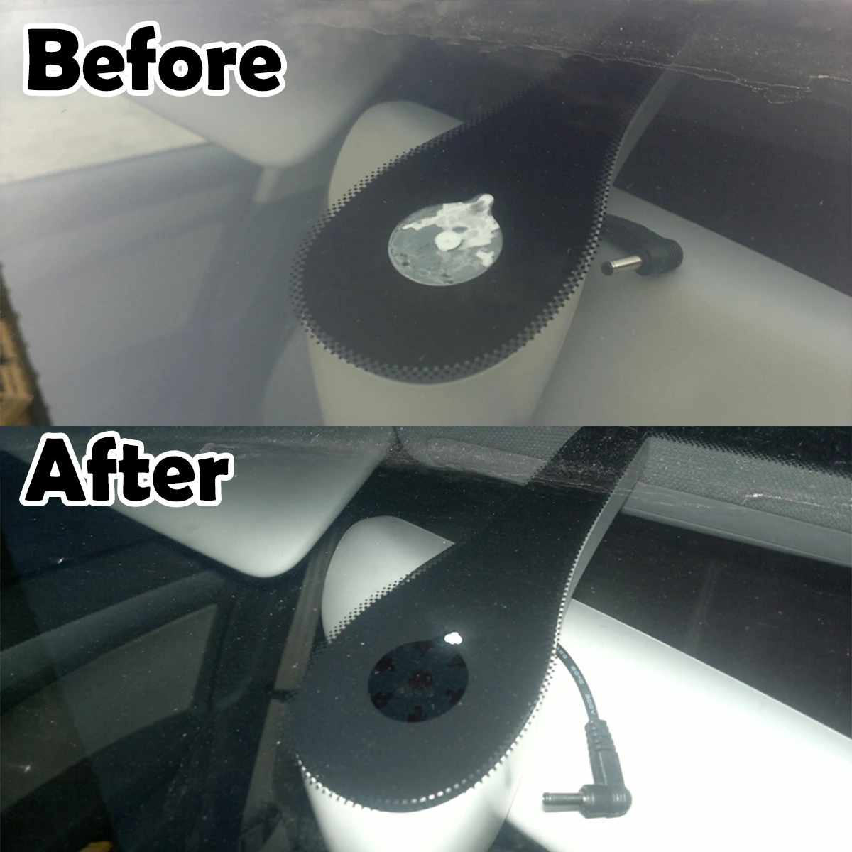 Para SEAT Altea XL 2006 - 2023 Sensor de luz de lluvia almohadilla de Gel película adhesiva cojín de silicona Kit de reparación de chips de parabrisas cinta fija 7612