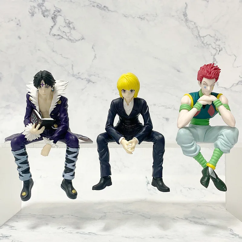 13,5 cm Anime Hunter × Hunter Hisoka Nudel presse sitzen Modell Spielzeug Geschenks ammlung Action figur PVC Boxed – Detail 16