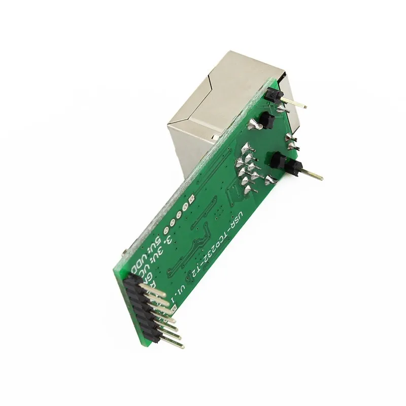 USR-TCP232-T2 Módulos convertidores serie TTL UART a Ethernet compatibles con servidor/cliente TCP, servidor/cliente UDP