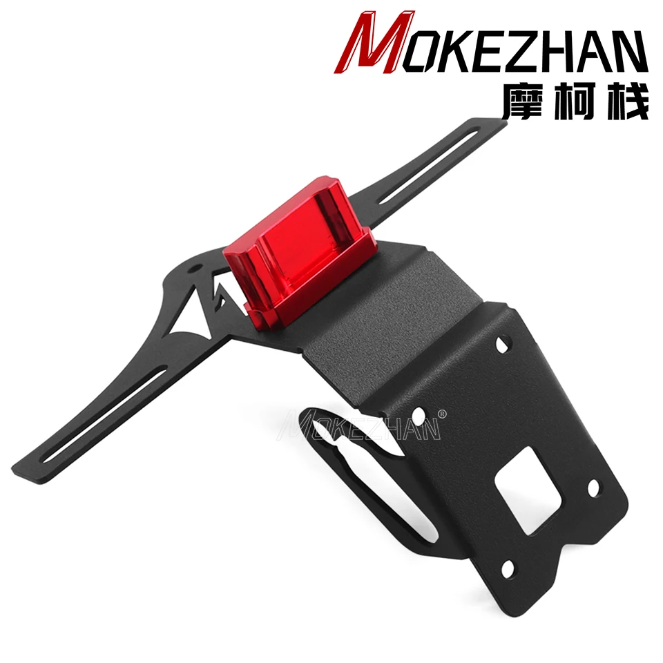 Motorcycle Fixed Rear Tidy Tail License Plate Holder Tailstock Bracket Kit For KAWASAKI Ninja ZX-6R ZX6R ZX636 ZX6 2019-2024