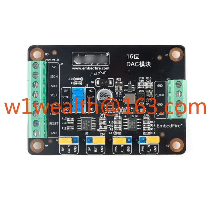 AD5689 16-bit High Precision DAC Module Dual Channel -10~10V Digital to Analog Conversion Module