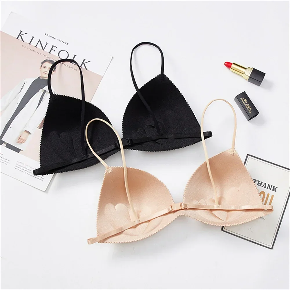 Thin Cup Sexy Seamless Push Up Bra Front Closure Underwear Female Brassiere Modis Lingerie Bras for Women Female Intimates