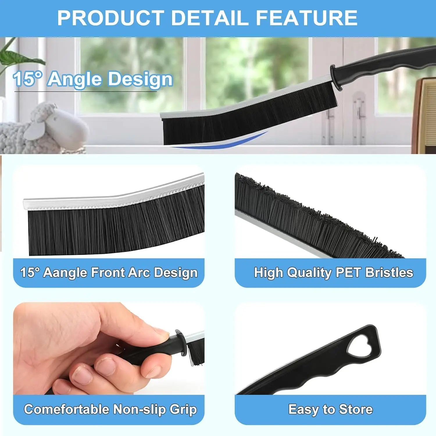 11Pcs Crevice Cleaning Brush Set, Hard Bristle Cleaning Supplies for Kitchen, Bathroom, Corner, Grout, Sink, Cup, Teapot, Bottle