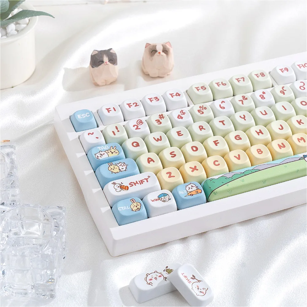 Hatch Small Eight Keycaps Sublimation Technology MOA Height Keycap Set Mechanical Keyboard for MX Switches