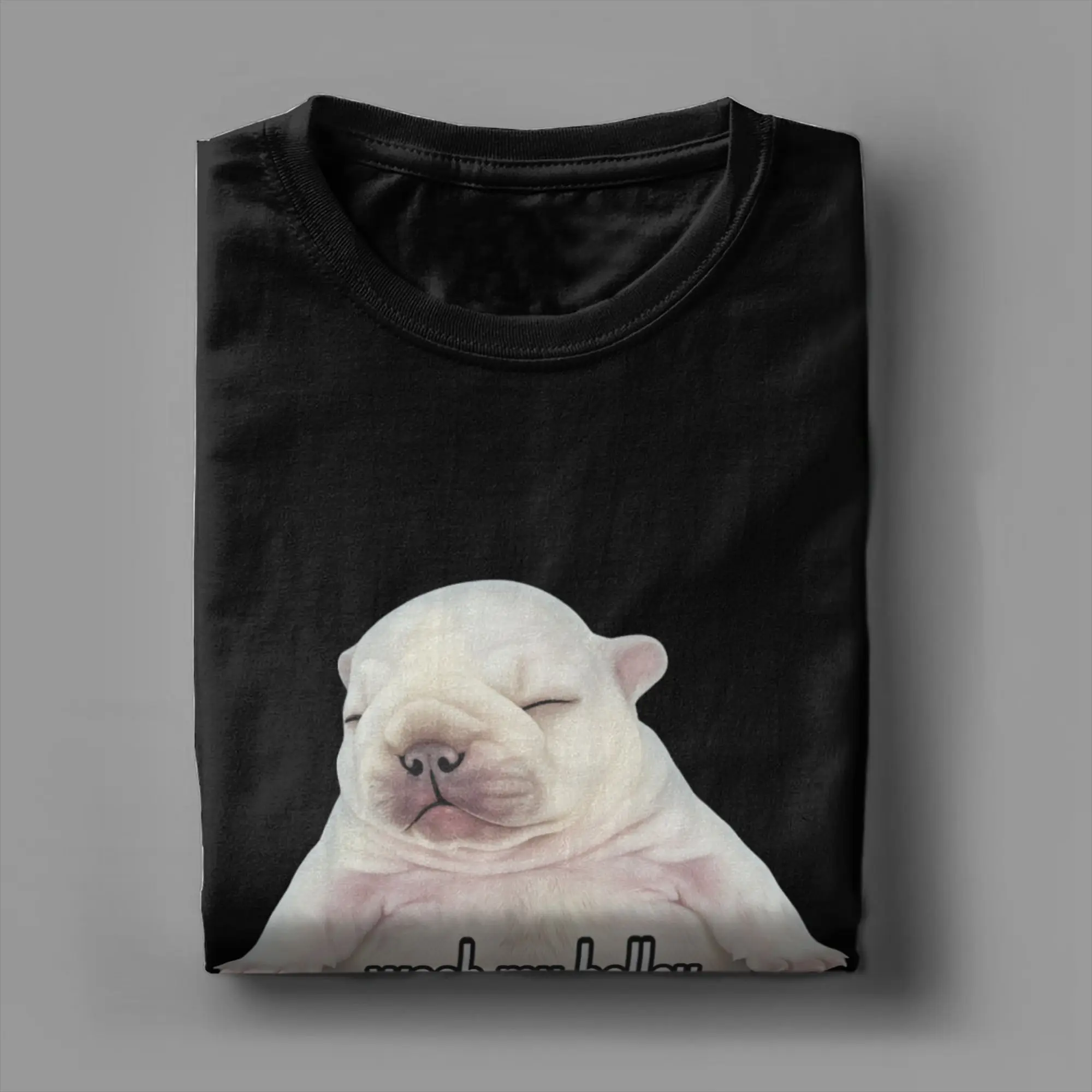 أنا Pibble الكلب جرو غسل بطني النظيف القطن الخالص تي شيرت للزوجين الصيف خمر تي شيرت الجولة الرقبة الجدة تي شيرت