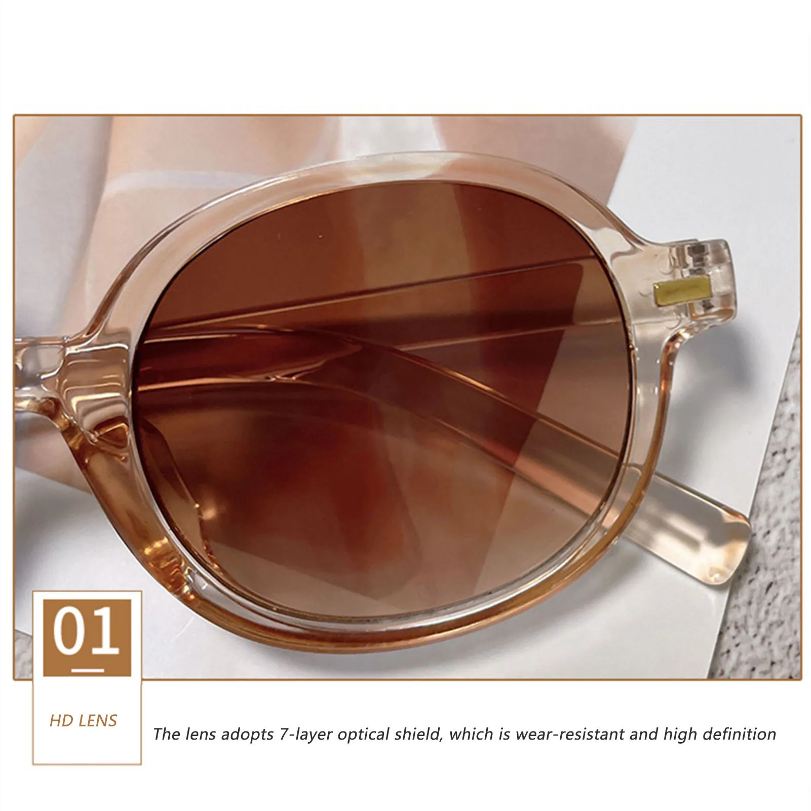 Retro Small Elliptical Oval Sunglasses Women New Summer Fashion Eyewear Women Men Eye Protection Decoration Glasses Gafas De Sol