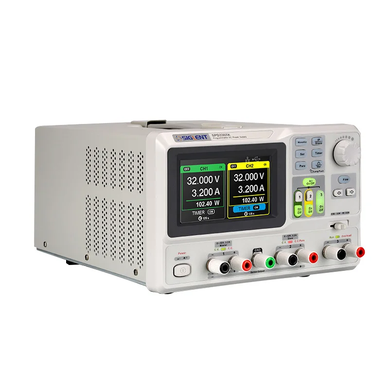 Siglent SPD3303X/X-E High Precision Triple-channel Programmable Adjustable DC Power Supply with 4.3 Inch TFT- LCD Display