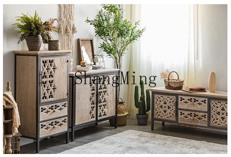 CL wood cabinet, cafe, store decoration, locker, entrance entrance cabinet