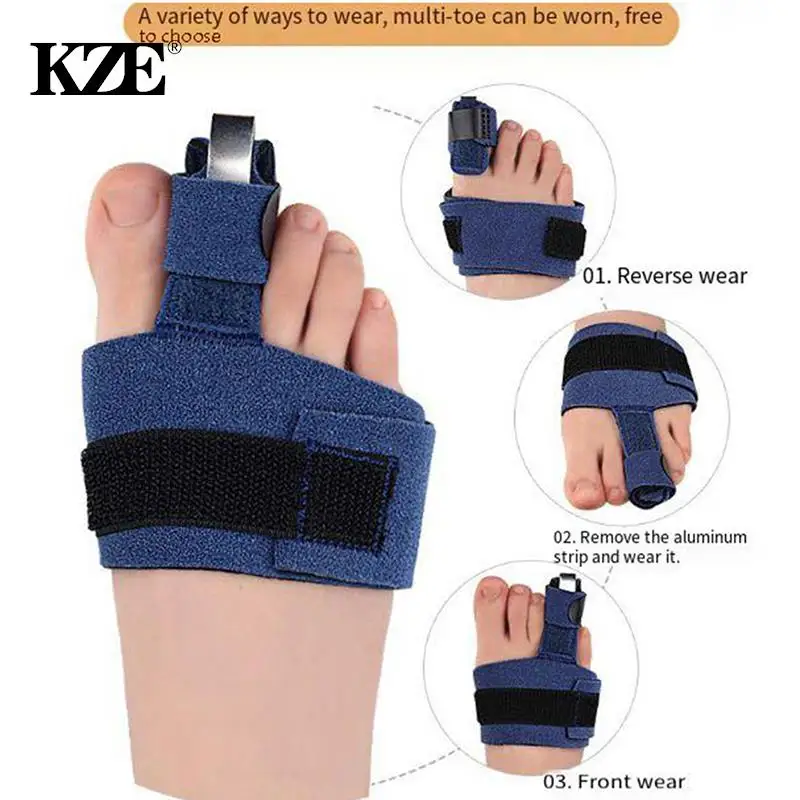 Toe Splint Straightener, Toe Wrap Corrector, Martelo Toe Bent Claw e Toe Crooked, Para alinhar suporte, Ferramenta de cuidados com os pés