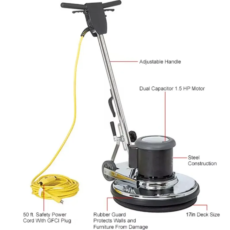

FM17 Adjustable Rotary Electric Orbital Floor Car Polisher Automobile Waxing and Glazing Multifunctional Polishing Machine