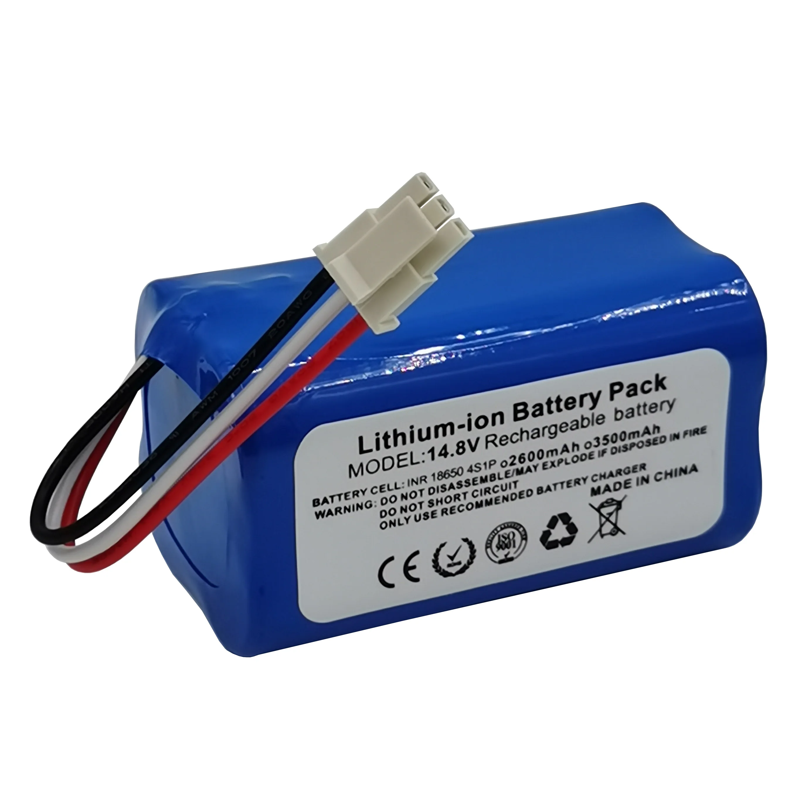 Paquete de batería recargable cilíndrica de iones de litio, 14,4 V, 14,8 V, 3500mAh, 2600mAh, 18650, para Robot de barrido 360, S5, S7, T90, nuevo y personalizable