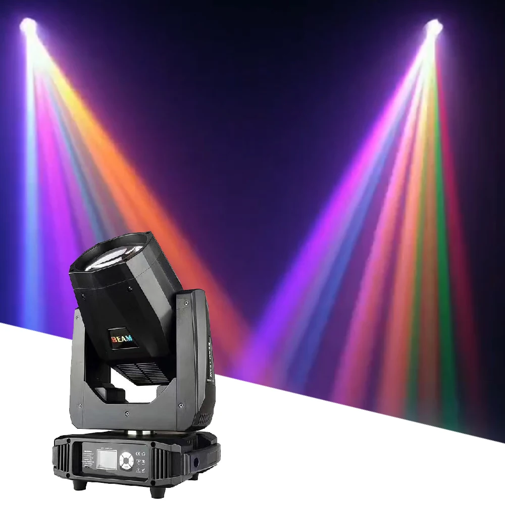 

NEW Colorful Atomization 100W LED Beam Moving Head Light DMX512 16/20CH Pattern Dyeing Effect DJ Disco Stage Wedding Party Bar