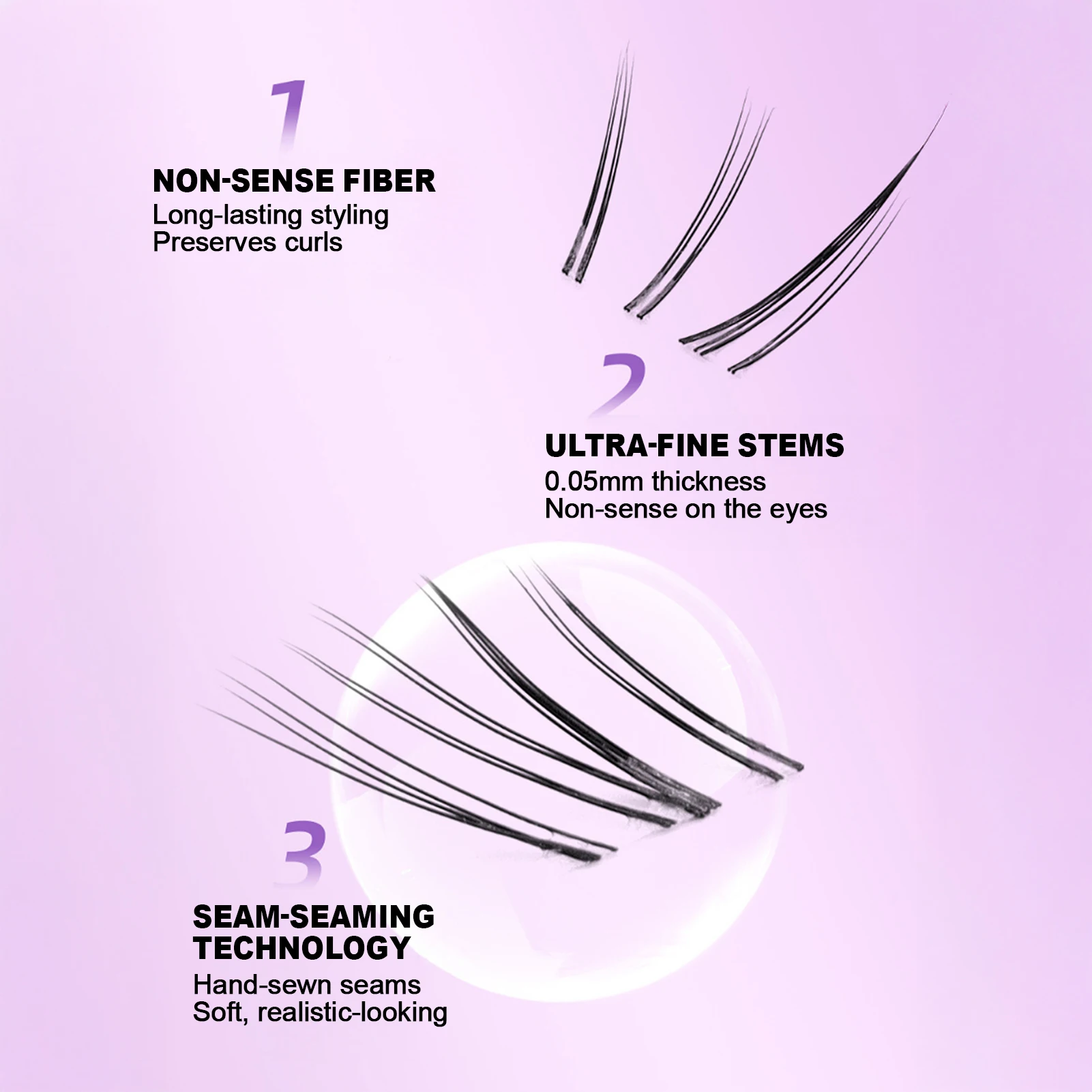 Falsche Wimpern im natürlichen Stil, 5–7 mm unter der Wimpern, schwarze C-Curl-Puppen-Unterwimpern für tägliches Make-up, einfach anzuwenden, angenehm zu tragen