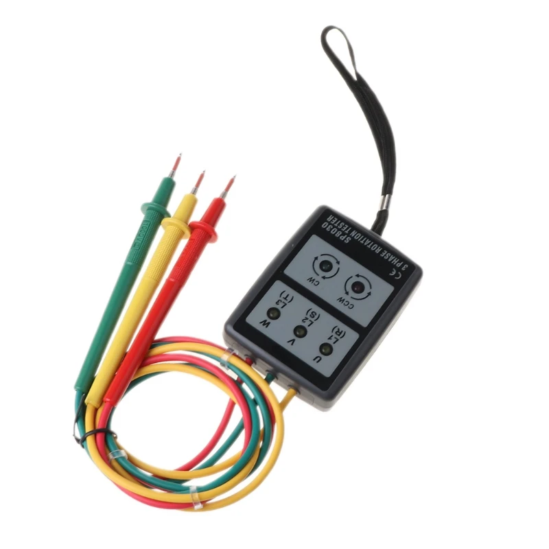 per rotazione fase digitale intelligente con indicatore LED Tester SP8030 Nuovo
