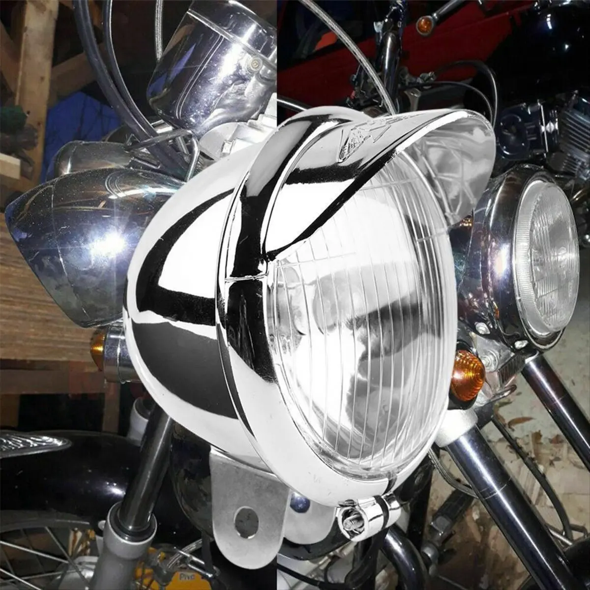 Super Sale Motorcycle Front Auxiliary Light External Headlight for Suzuki GN 125 cm 125 Side Light