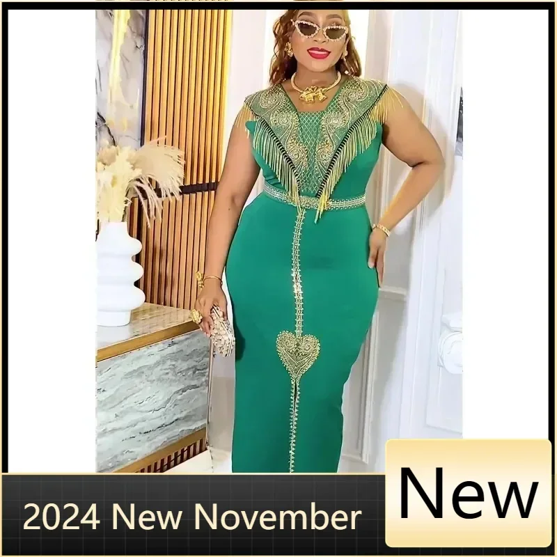 

Plus Size African Wedding Party Dresses for Women 2025 Dashiki Ankara Evening Gown Elegant Christmas Outfit Robe Africa Clothes