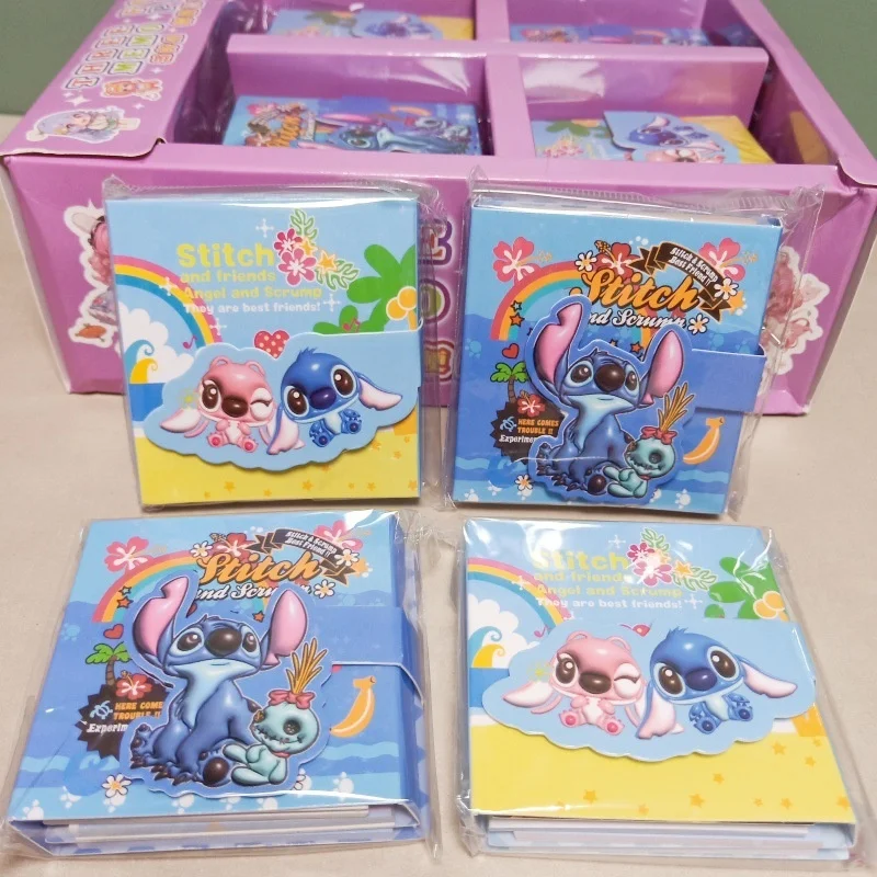 20 ชิ้น/ล็อตการ์ตูน Disney Stitch 3 แผ่นพับน่ารัก N ครั้งเครื่องเขียนป้าย Notepad บุ๊คมาร์คโพสต์ School Supply