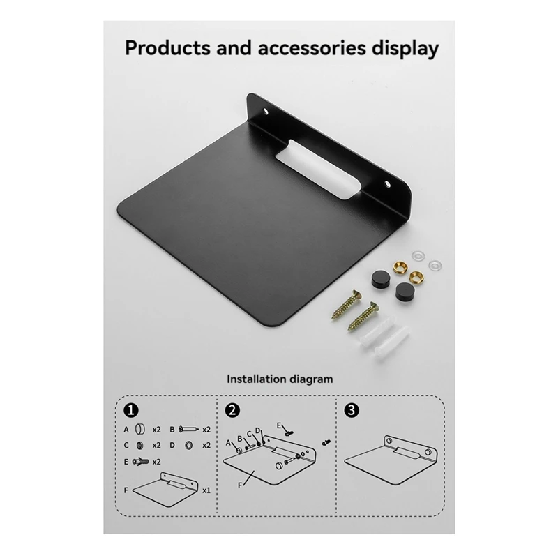 Настенное крепление, полка для динамика, плавающие настенные полки, держатель для книжной полки, домашняя система объемного звука, настенные полки