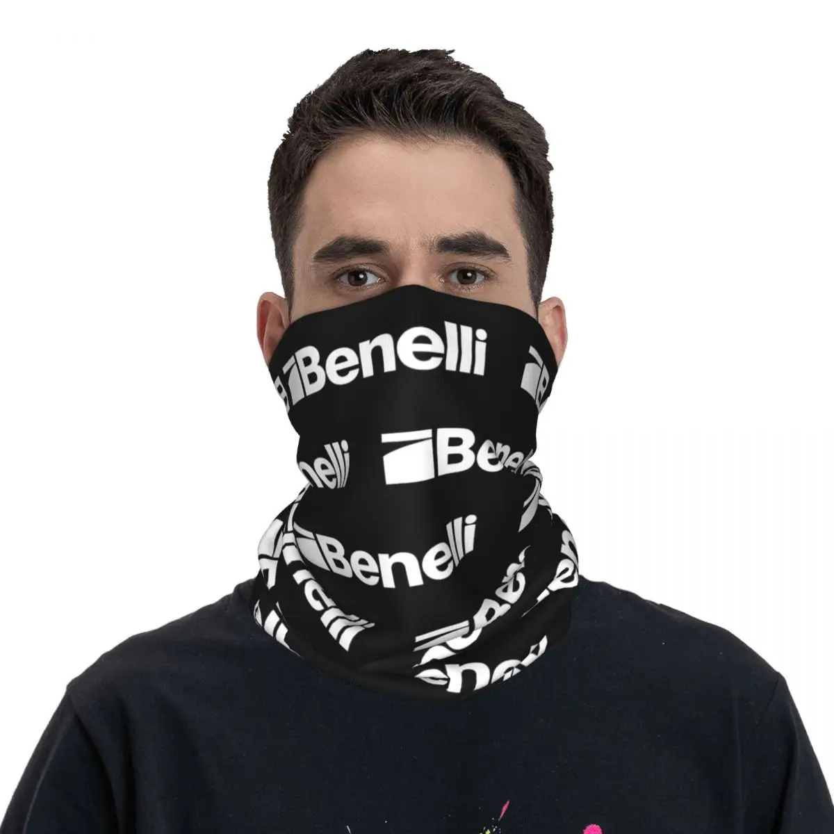 Best Seller Benellis Motorcycle Bandana Neck Cover Printed Motorbike Balaclavas Wrap Scarf Warm Headband Hiking Men Windproof