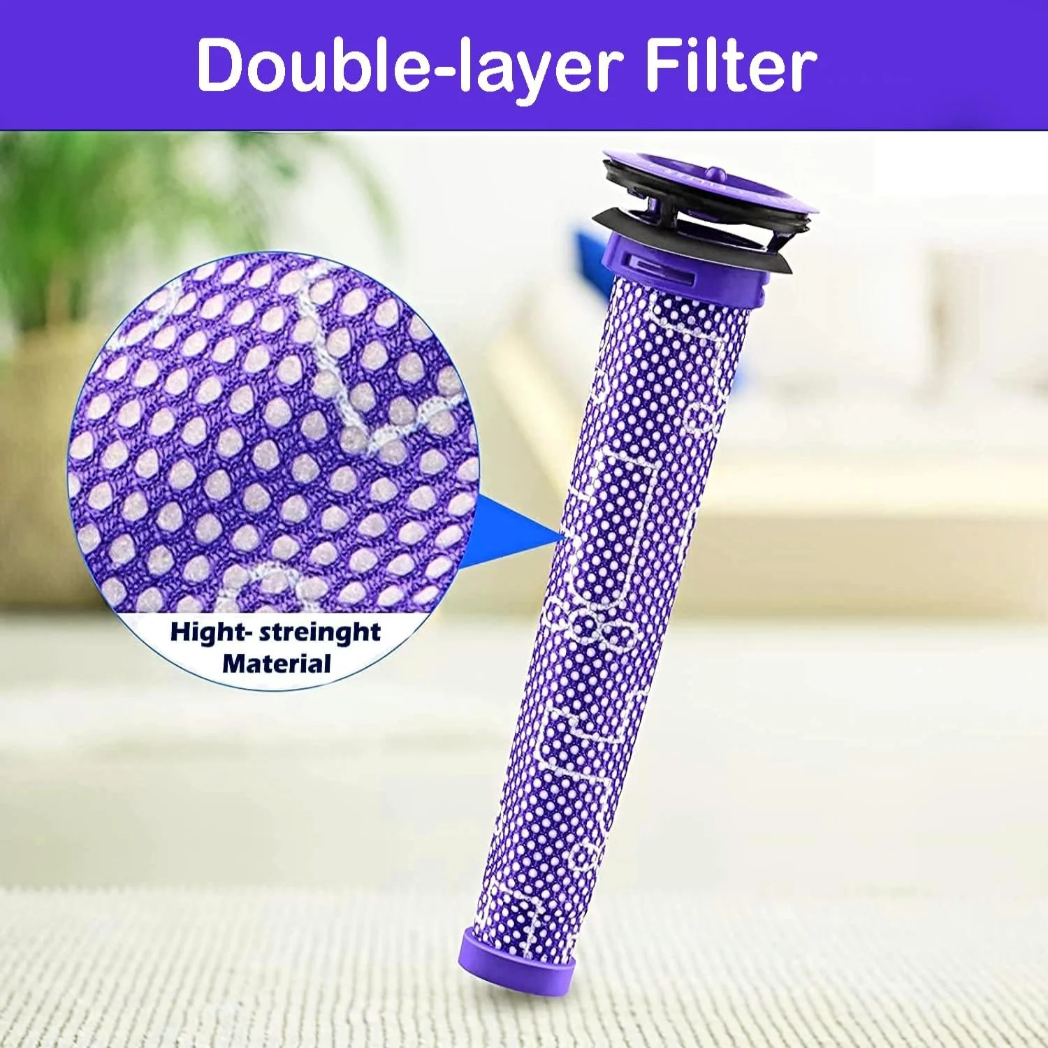 Pack Pre Motor Filter Compatible  for  V6  V8 DC58 DC59 DC61 DC62 DC72 DC74 SV03 SV04 SV05 SV06 SV07 SV08 SV09 Absolute Animal C