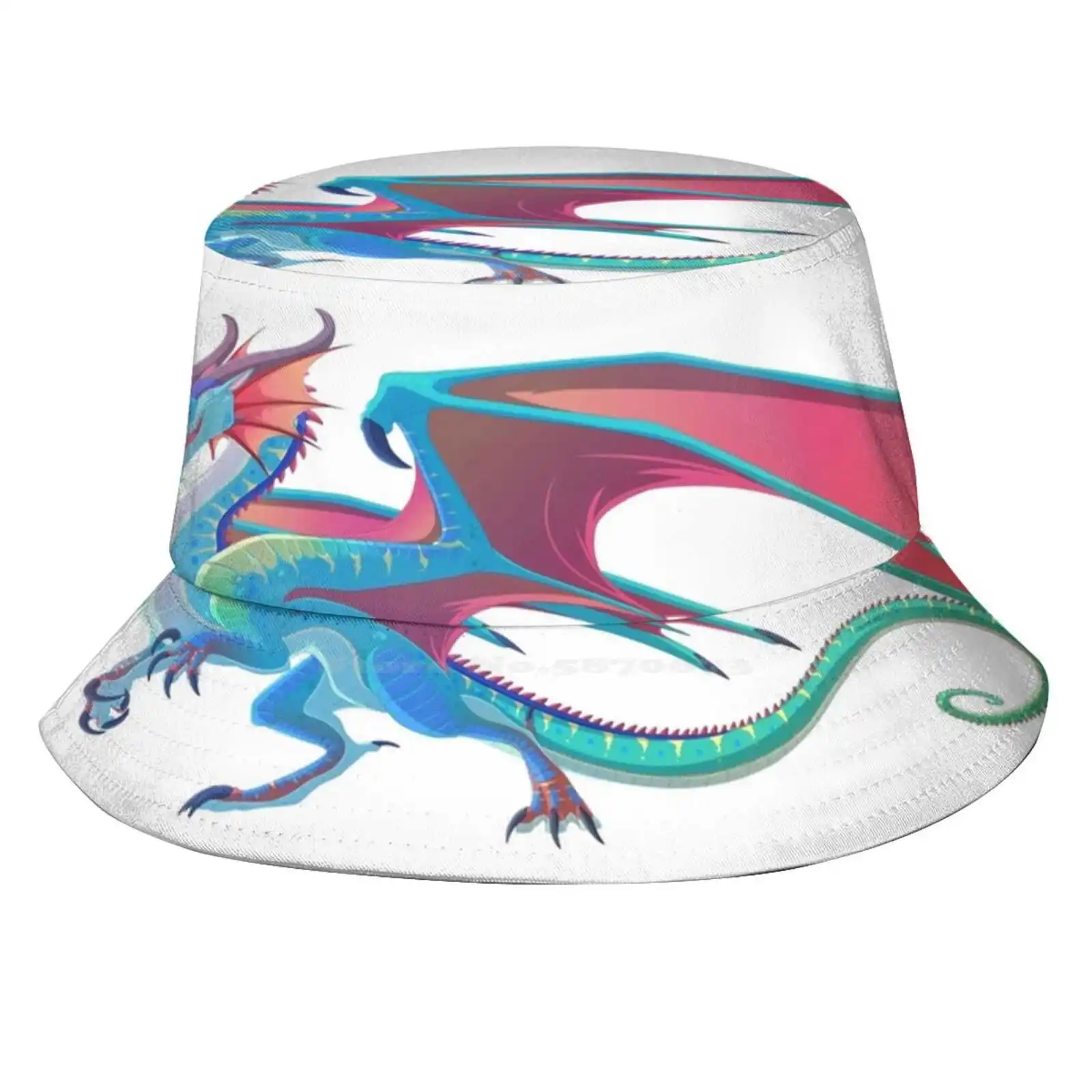 Glory Wof Sun Cap Fisherman Hat Bucket Hats Glory Wof Wings Of Fire Dragon Fantasy Rainwing