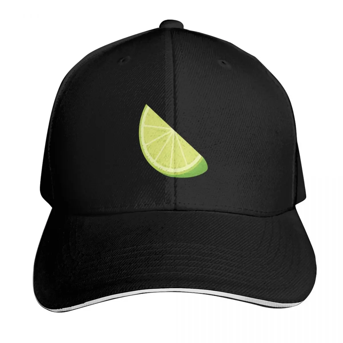 Lime Slice Baseball Cap Summer Beach Travel Streetwear Hip Hop Trendy Vintage Retro Embroidered