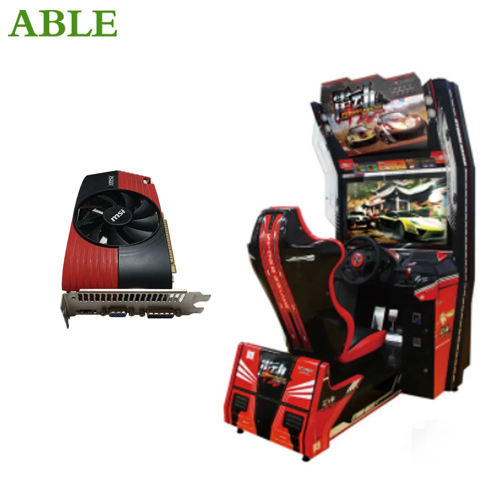 

Storm Racer Arcade Racing Game Graphics Card Display Card Driving Game Simulator Token Racing Game Machine Parts