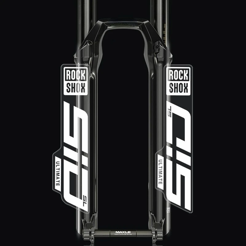 Front Fork Rockshox SID Sticker Bicycle Decorative Mountain Bike Front Fork Decals Waterproof Transparent Bottom Cycling Sticker