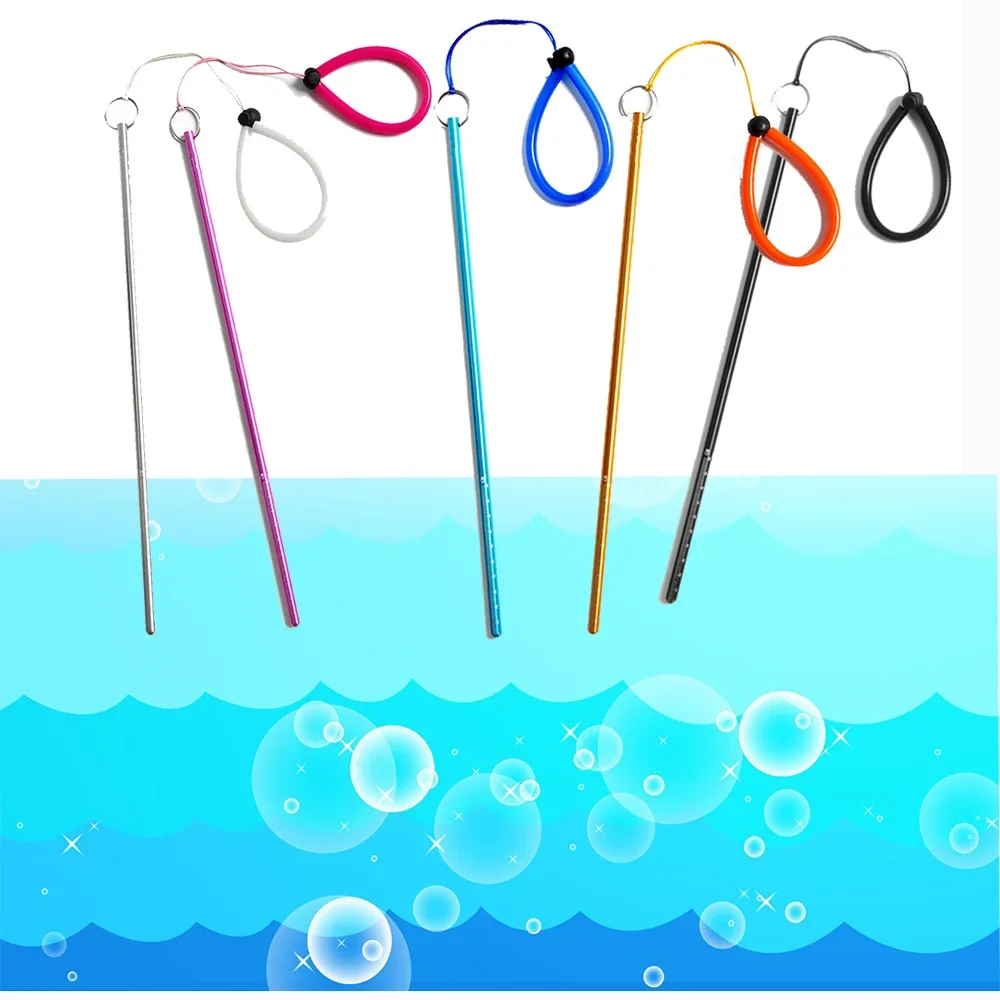 Scuba Dive Lobster Stick Pointer Rod Aluminium Alloy Tank Banger Underwater Shaker Noise Maker