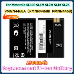 Voor Motorola Sl300 Sll 1M Sll 2M Sll 1K Sl 2K Radio Vervangende Li-Ion Batterij 2300Mah Pmnn4468a (Pmnn4468b Pmn4468) Batterij