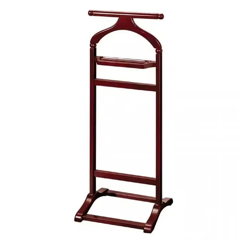 Modern Eco-Friendly Floor-to-Ceiling Coat Rack with Lacquered Wood Hanger for Wardrobes and Kitchens